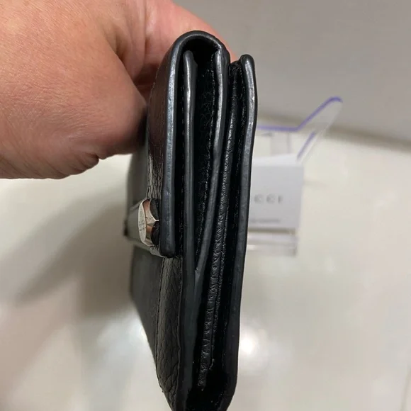 Authentic!!Gucci long Wallet Monogram black Luxury - Picture 13 of 13